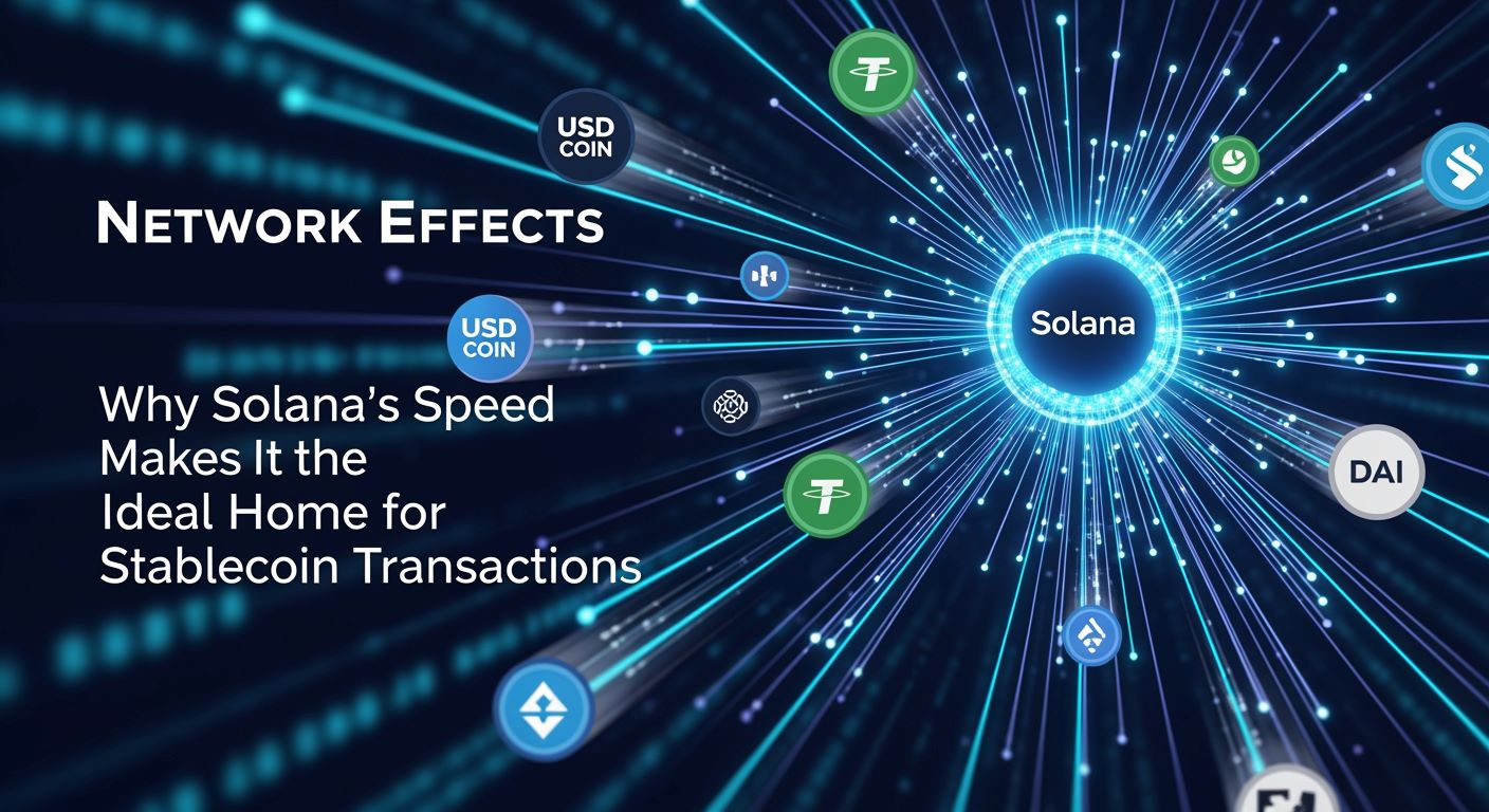 Network Effects: Why Solana's Speed Makes It the Ideal Home for Stablecoin Transactions